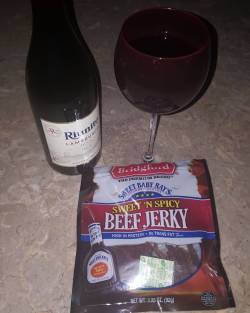 My Dinner. This Wine Sucked Tho. By Evanotty