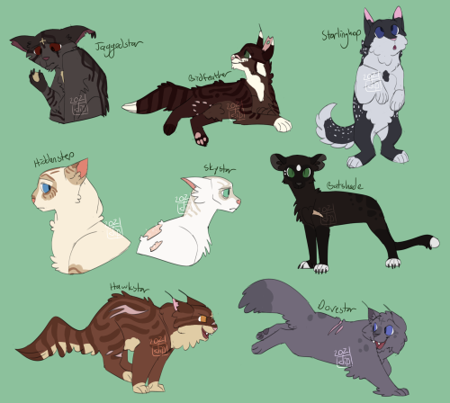 so many cats oh god oh jesus help. um little bit of info of each character under read-more sjdfhdsev