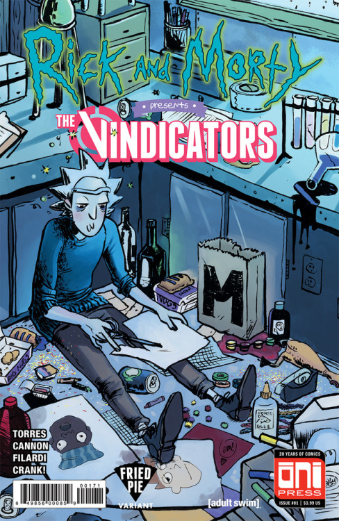 Ricky And Morty presents The Vindicators #1Publisher: Oni PressCover Artist: Emmett HelenRelease Dat