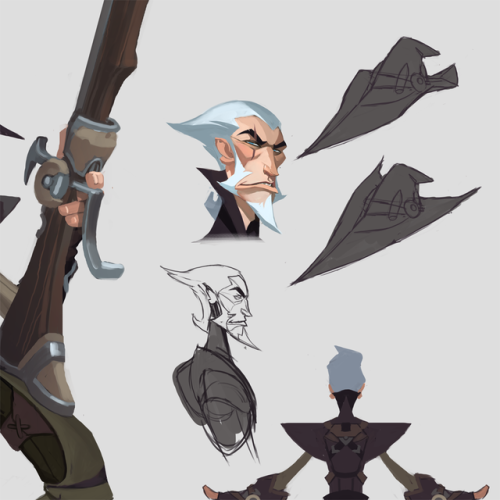 my work on Roland from GIGANTIC! This version of Roland never made it into the game but it was fun t