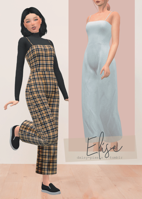  - ̗̀ Elise Jumpuit ̖́- (TS4)Download Dress: Patreon (now) | My Blog (April, 10th) Hello! How are 