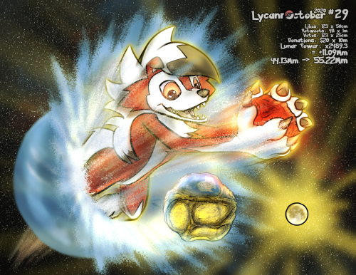 With another decent dose of donation, Lycanroc is closing in on the larger side of the Solar System 