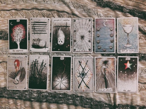 vixen-soul:  New Year’s Day tarot. 