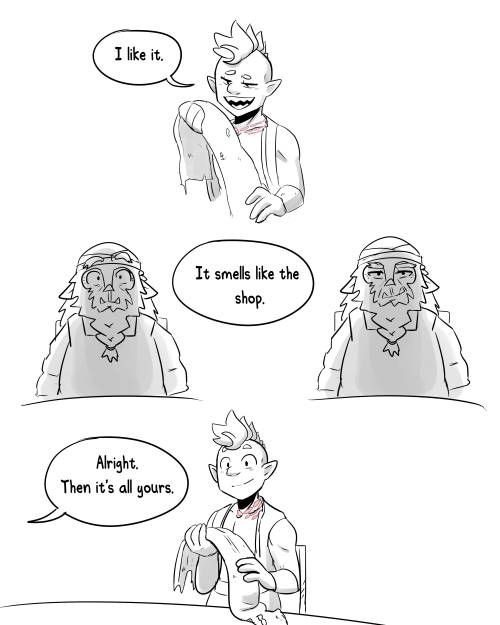MORE ROOSTER BACKSTORY! Time For Some Scarf Origin Story >:3c