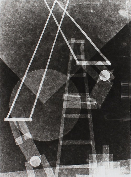 netlex:  Oskar Nerlinger - Am Trapez, Photogram, ca. 1926