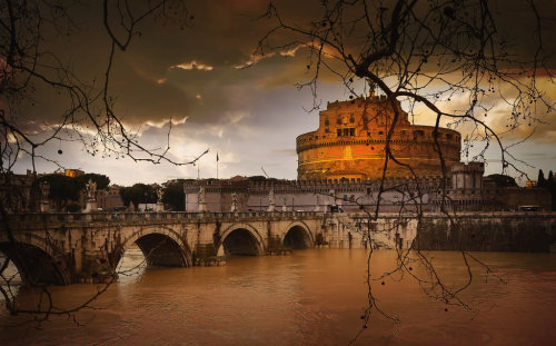 Castel San Angelo - Roma by Marcusion