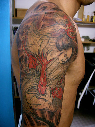 Full body samurai armor
