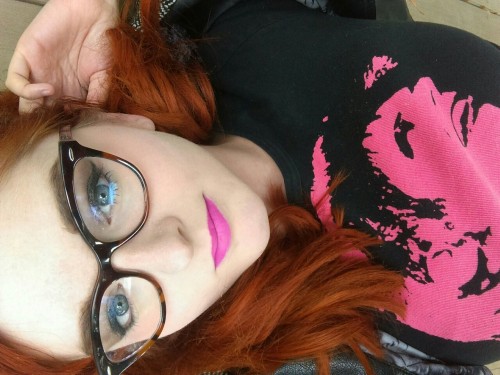 checkyourluckynumbers: I usually only stick to a classic red lip but I decided to try something new.