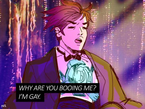 garbagepigstinkrat:Tracer at the Overwatch Anniversary Gala when they announce another new legendary