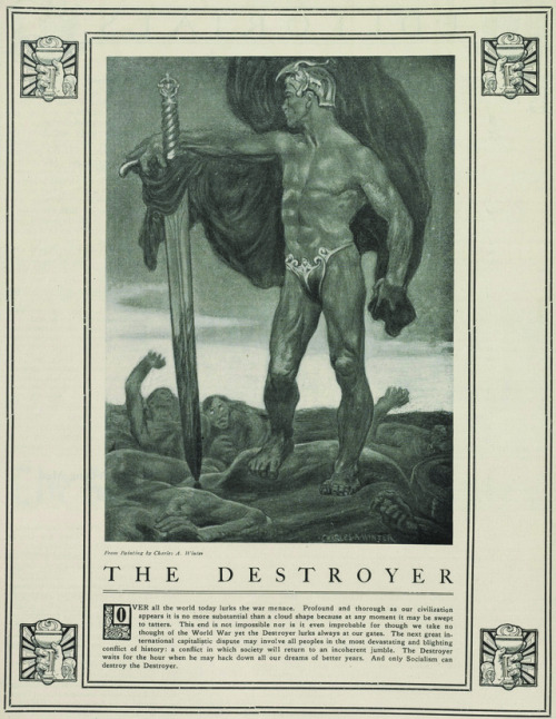 Charles Allen Winter (1869-1942), &lsquo;The Destroyer&rsquo;, &ldquo;The Masses&rdq