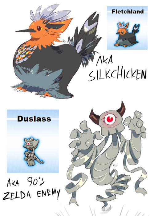 searching-for-bananaflies: Been a while since I’ve done random pokefusions, so we played God o