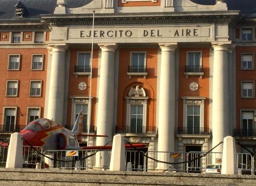 Ejercito del Aire, Moncloa, Madrid, Spain, 2016.Mostly rebuilt during the Franco regime, the Ministe