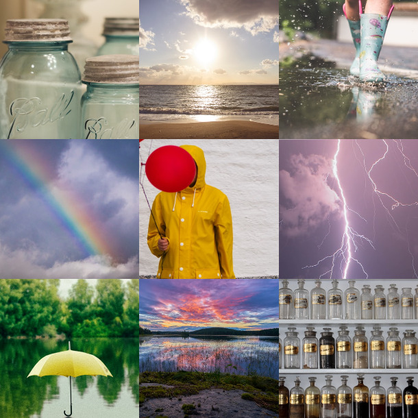 Weather Collector (made using a moodboard generator).