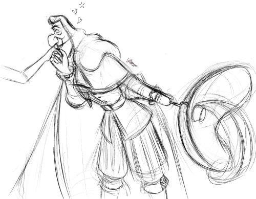 Doodled Captain Hook In The Ballroom!