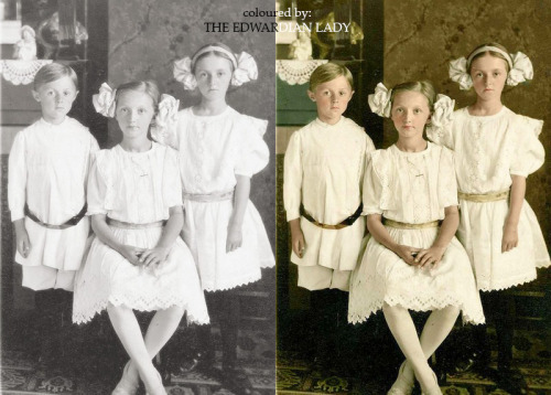 Edwardian Siblings.