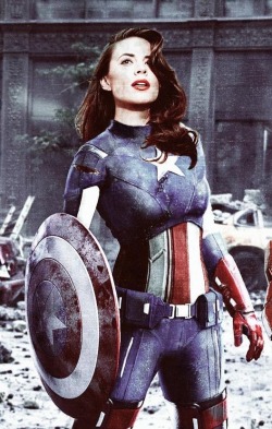 Hayley Atwell as Captain America