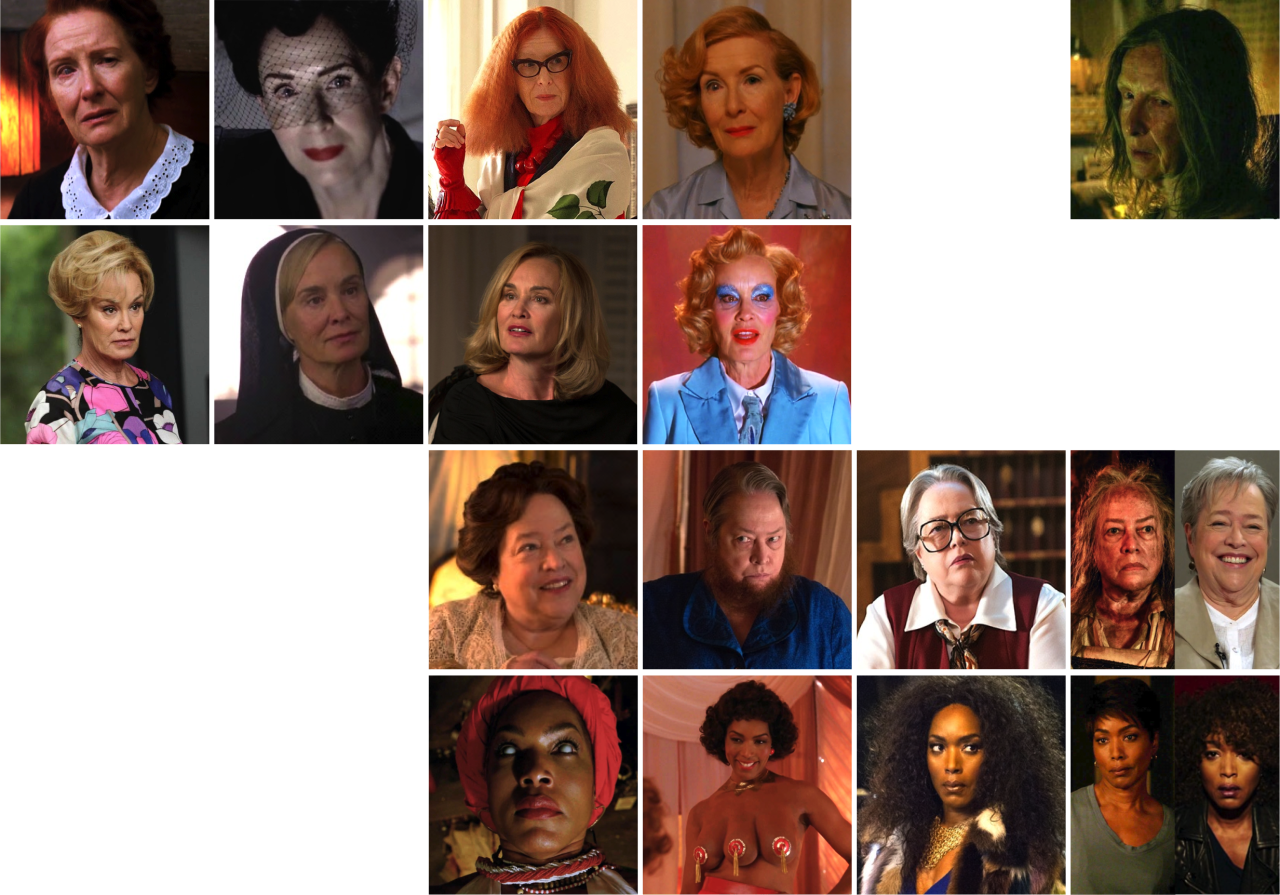 pepperforpresident:  THE COMPLETE REPERTORY CAST OF AMERICAN HORROR STORY: Seasons