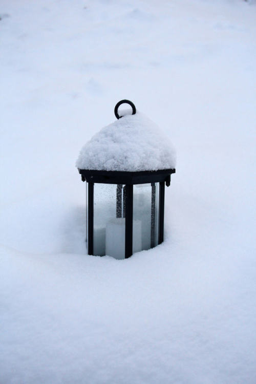 wanderlusteurope:Candle lantern, Kiruna, Sweden