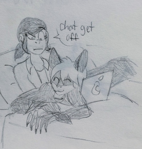 Marichat May Day Four: Chat Being a Cat@marichatmay @marichatmay2022