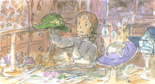 noisylovepatrol:The Art of Howl’s Moving Castle Art Book