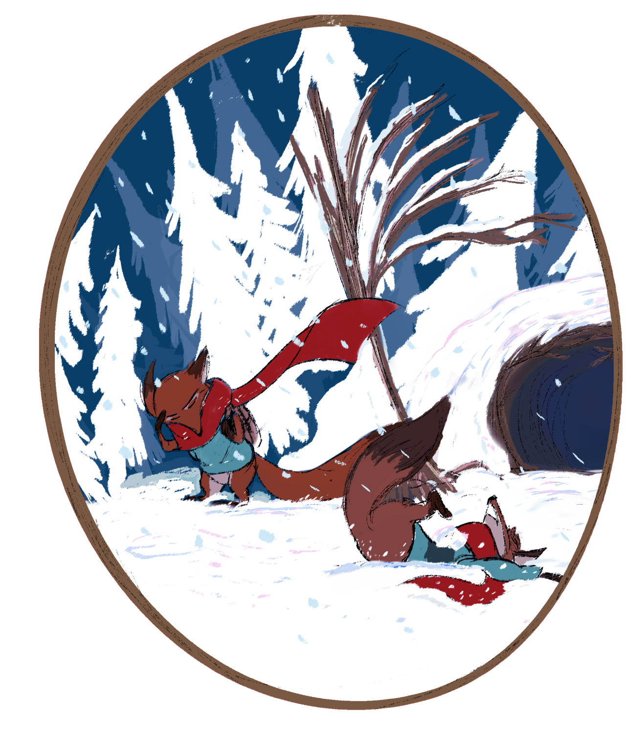 breanimator:  And Michael you would fall, and turn the white snow red as strawberries