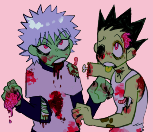 kotomines:Anonymous said: What kind of costumes do you think Gon and Killua would wear for Halloween