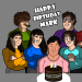 viannaheus:32 - ViannaReblog >>> Likes. - Click for better quality.Happy Birthday MarkI made the whole gang. Bad day drawing, but I couldn’t forget Mark’s birthday. The heights must be wrong but it’s beautiful.