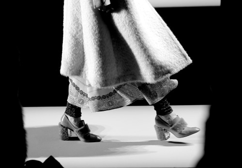 nyfwofficial:  Best foot forward at BCBGMAZAZRIA Fall/Winter ‘16. Photo by: Cindy Ord/Get
