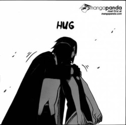 paintodaystrengthtomorrow:  Its just so true that a child can change you…Sasuke made the move and hugged her…He doesnt want to leave but he has tooooooo….