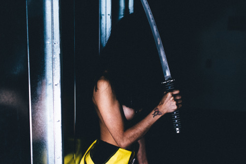 yellowmodelchiiick:  ddesignsm:  Broken and Bare. Then Recovery.Kill Bill Inspired Shoot w/ Anna pt. 3  love.