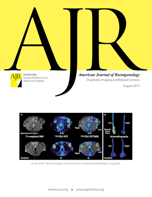 American Journal of Roentgenology - August 2013