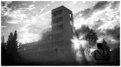 Demolition the building at the Marynarki Polskiej Street 96. . . . #demolition #blackandwhite #black