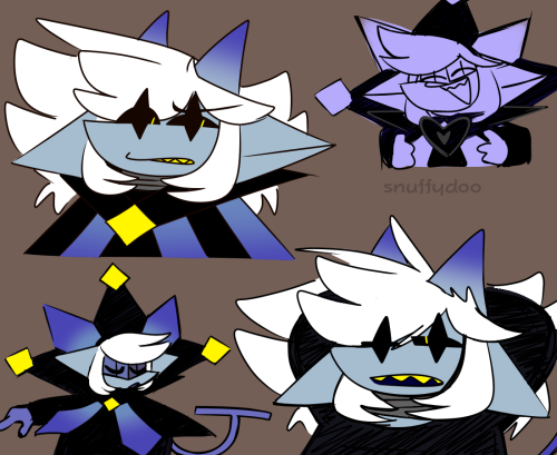 Welcome back to Snuffy’s really odd and specific Jevil and Dimentio swap auI could be working 