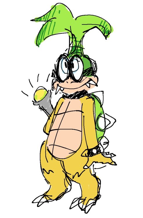 awesomesus: tumblr’s kinda new to me but I’ll give it a try. Here’s a bunch of koopaling (ahem- I me