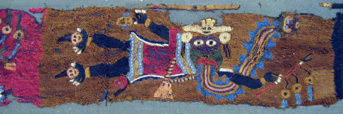 met-africa-oceania: Embroidered Fragment with Figures via Arts of Africa, Oceania, and the AmericasM