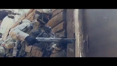 gray-firearms:  Knock knock….knock knock… Oh fuck this *blam*