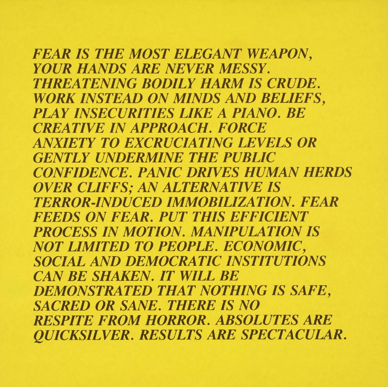 artbby:Jenny Holzer