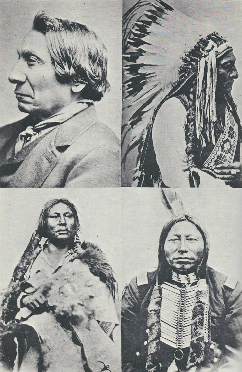 THE INDIAN LEADERSRed Cloud    Sitting BullGall     Crow King