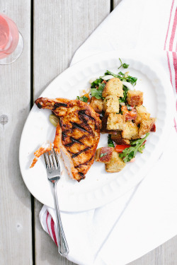 thevisualrepublic:  Smoked Chicken &amp; Chorizo Panzanella | Full Recipe Here | More 