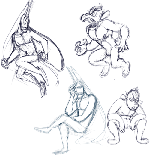 Sort of just gonna spam these sketches because I don&rsquo;t plan or have time to get too finish