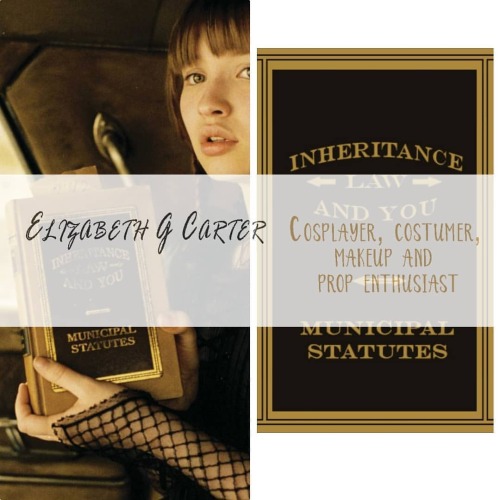 Finished Prop - Inheritance Law Book - Lemony Snicket’s A Series Of Unfortunate Events - 2004 