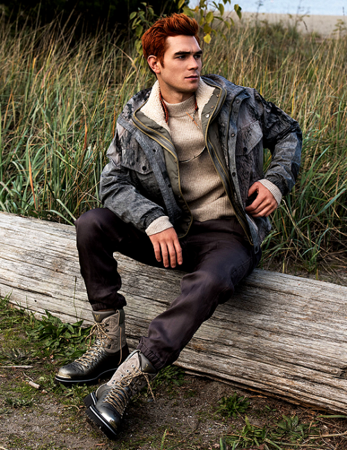 veronicaslodge: KJ Apa photographed by Justin Campbell for Flaunt Magazine.