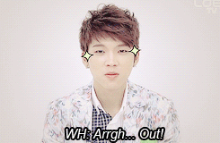 aigyu:  When Infinite has a staring contest...   