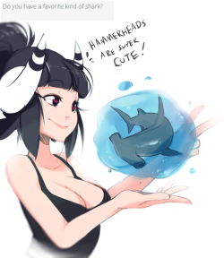 stickysheepart:  October Patreon reply doodle 5. -Patreon-   Sticky is a giant waterbender?