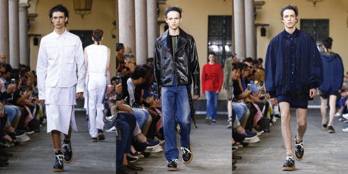 Navy Youth at @numeroventuno SS16 amazing  first show by Mr. @AleDellAcqua #MFW #menswear #yout