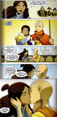 eatsleepkillzombies:  Katara and Aang are
