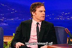 yelyahwilliams:  teamcoco:  Video: Michael C. Hall Wants Dexter To Die Funny  Crush level elevated after watching this segment…….  