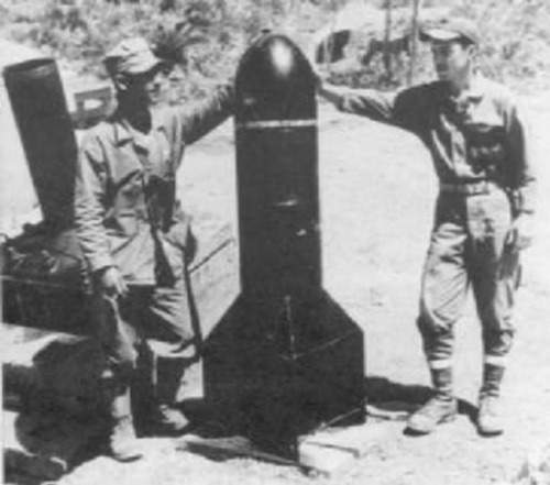 The Type 98 “ghost rocket” mortarThe  320 mm Type 98 mortar was a large Japanese Mortar 