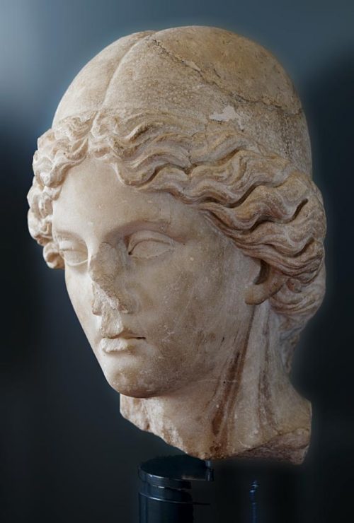 hismarmorealcalm:Minerva  Greek marble  Late First  - early Second century CE  B