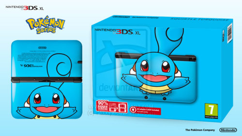 frantzfandom:  zuperblog:  Nintendo 3DS XL Pokemon Series by paxxy  Oh god  But… but that’s now how you hold your DS D: these are so cute but the fact that they’d be upsidedown toward everyone would drive me bonkers.